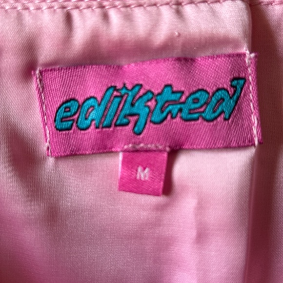 Edikted Blush Pink Lace Trim Chemise - Picture 2 of 5